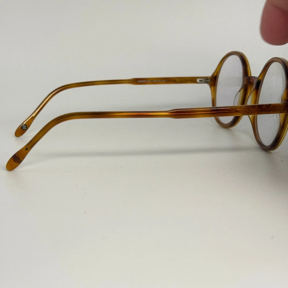 Muse 008090-003 Round Tortoise Shell Eyeglasses Frames‎ 49-20-145 Brown Gold